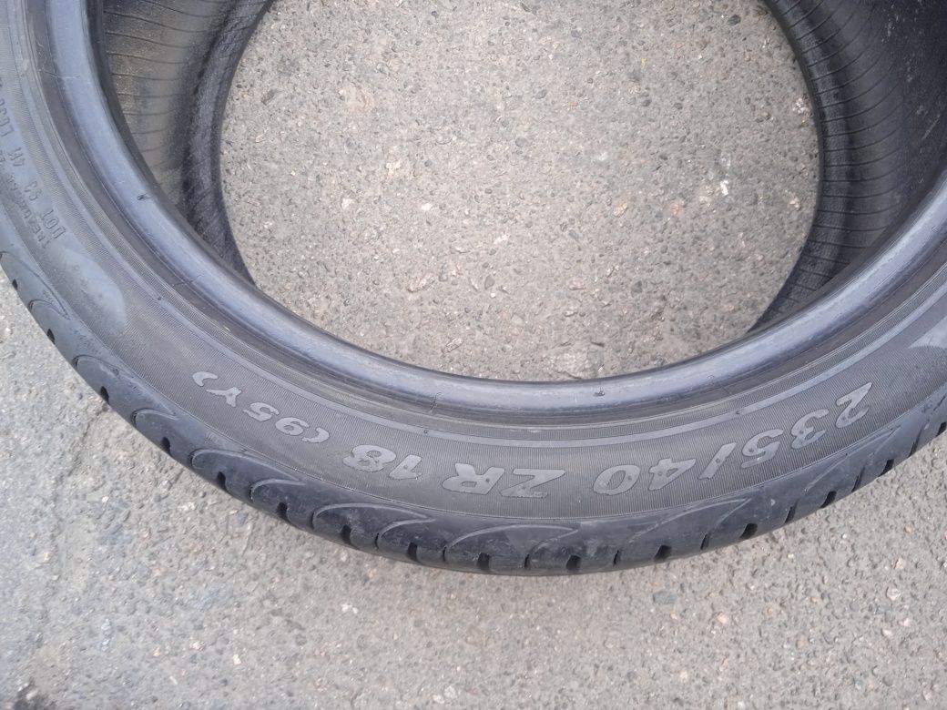 Летняя резина 235.40.18 Pirelli Pzero,6.7-6mm, Romania, 20p.