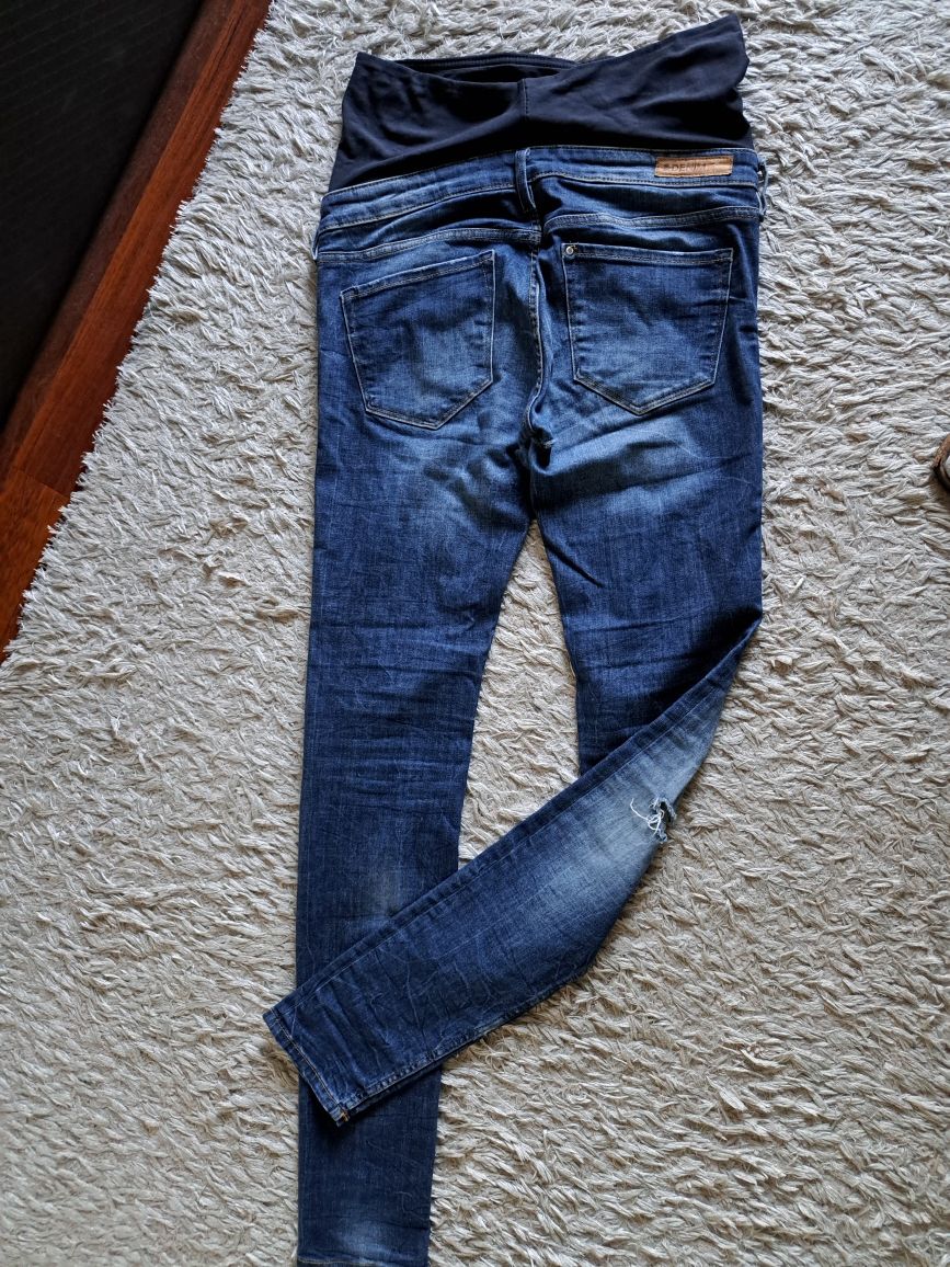 Jeansy ciążowe H&M 38 spodnie ciążowe