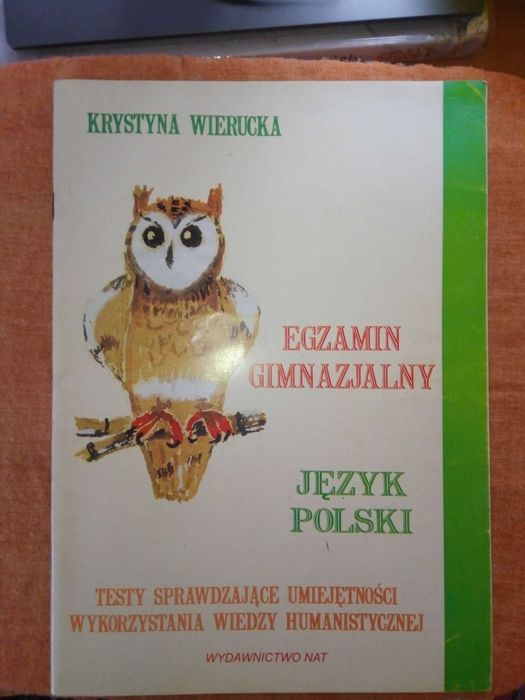 Arkusze egzaminacyjne Testy Gimnazjalne Język Polski Wierucka (czyste)