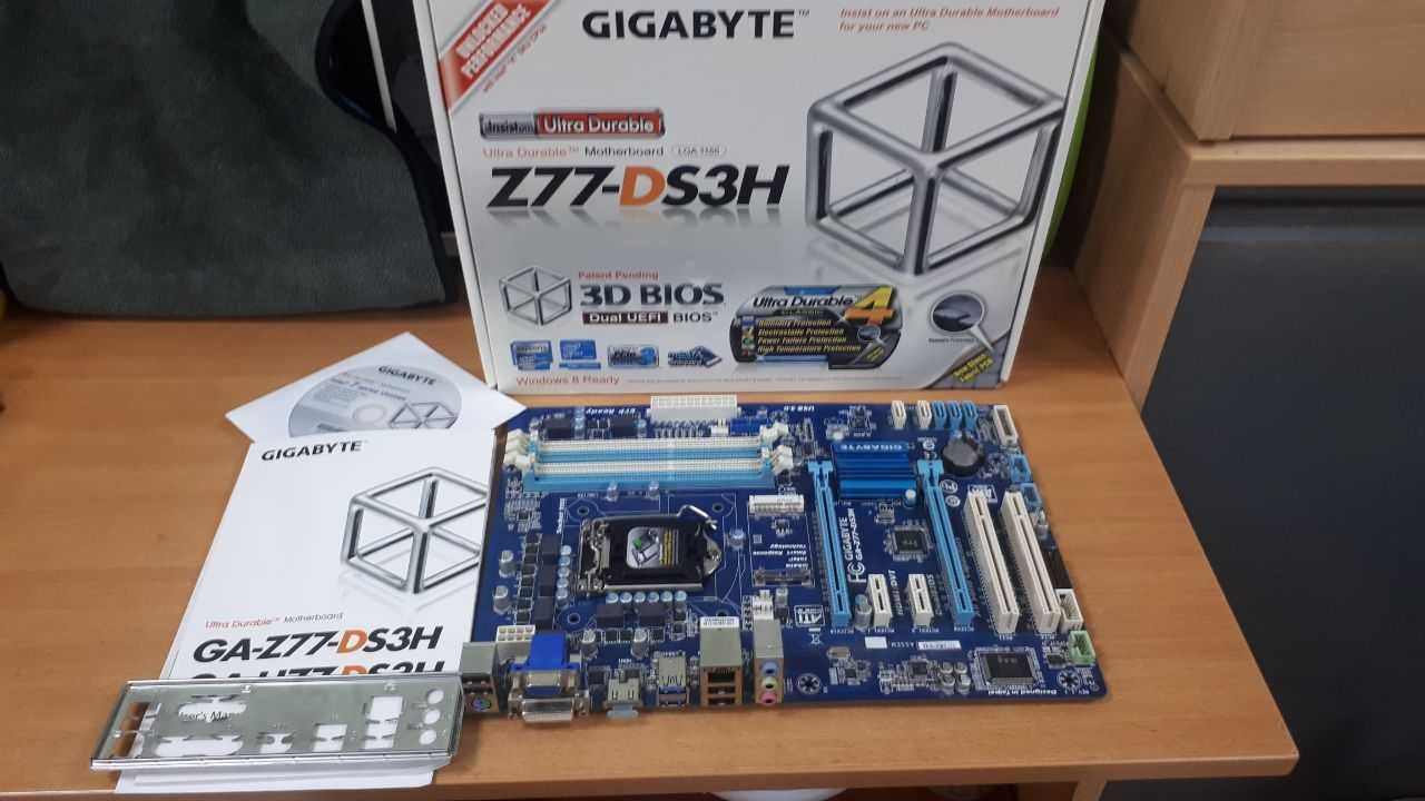Материнская плата Gigabyte GA-Z77-DS3H socket 1155