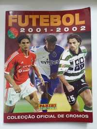 Caderneta futebol panini 2001/2002