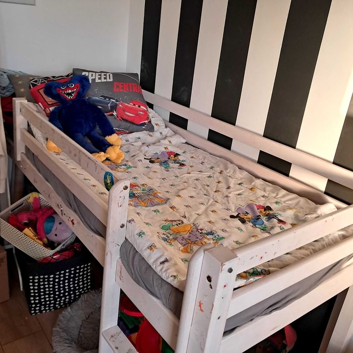 Łózko pietrowe antresola 190cm jak model kura gratis materac