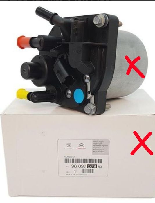 Citroen Peugeot 9809757980 орігинал корпус паливного фільтру новий