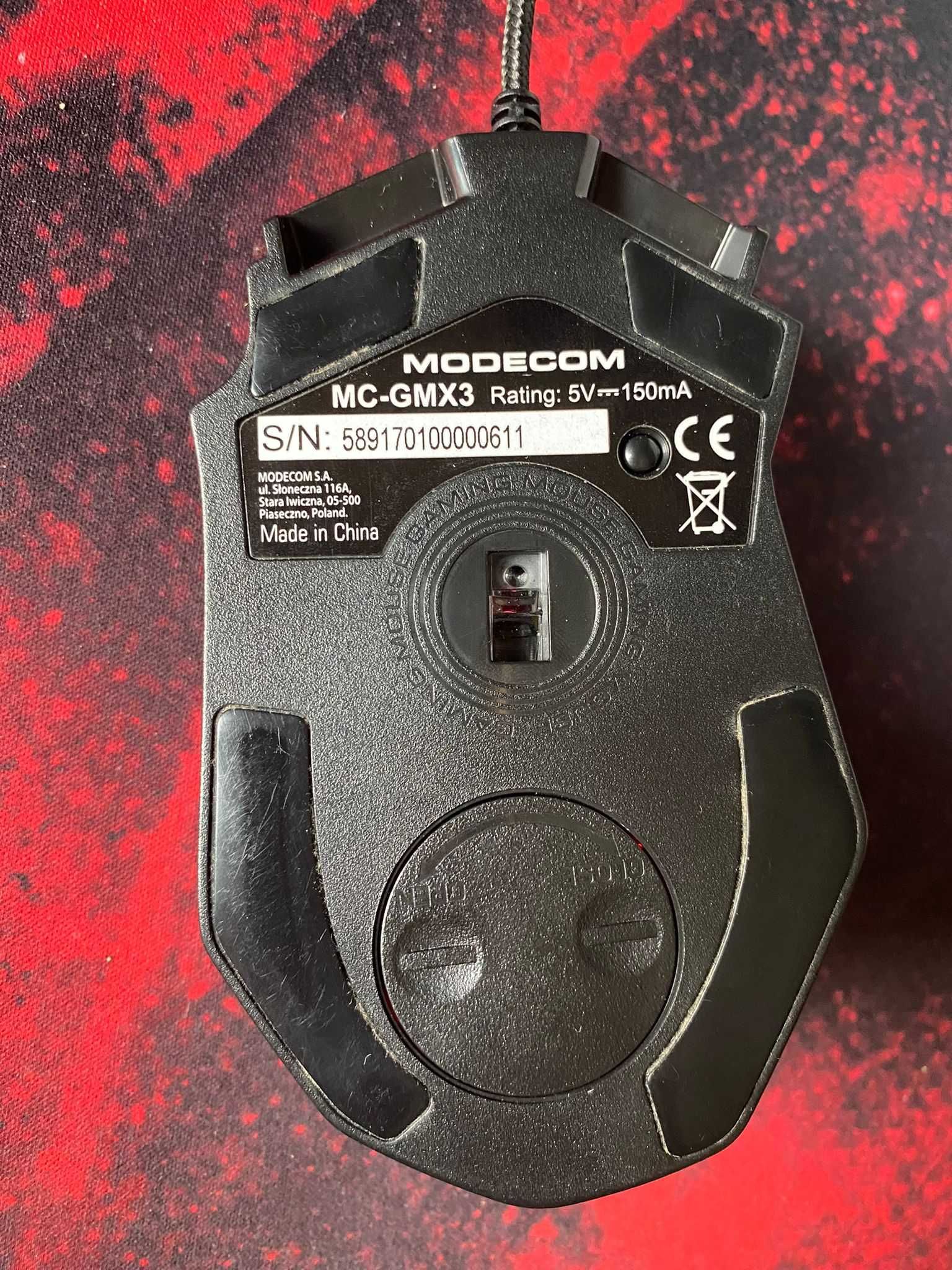 Mysz komputerowa MODECOM Volcano MC-GMX3 BLACK