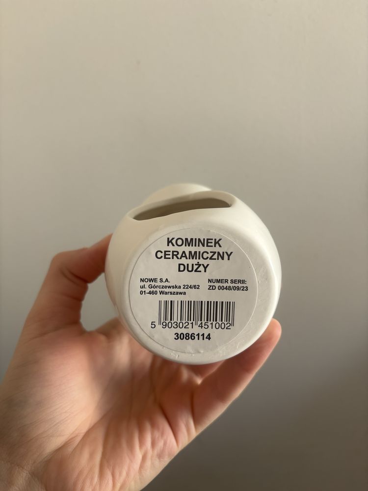 Kominek ceramiczny do wosku