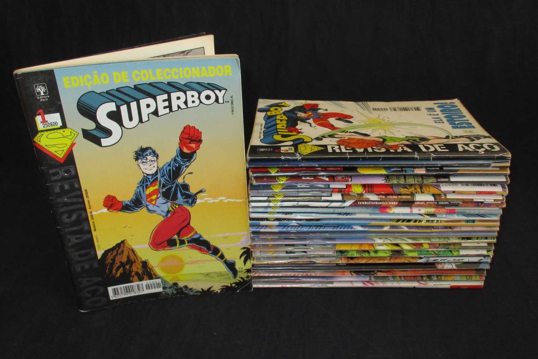 Livros BD Revista de Aço Superboy Abril DC Comics 1995