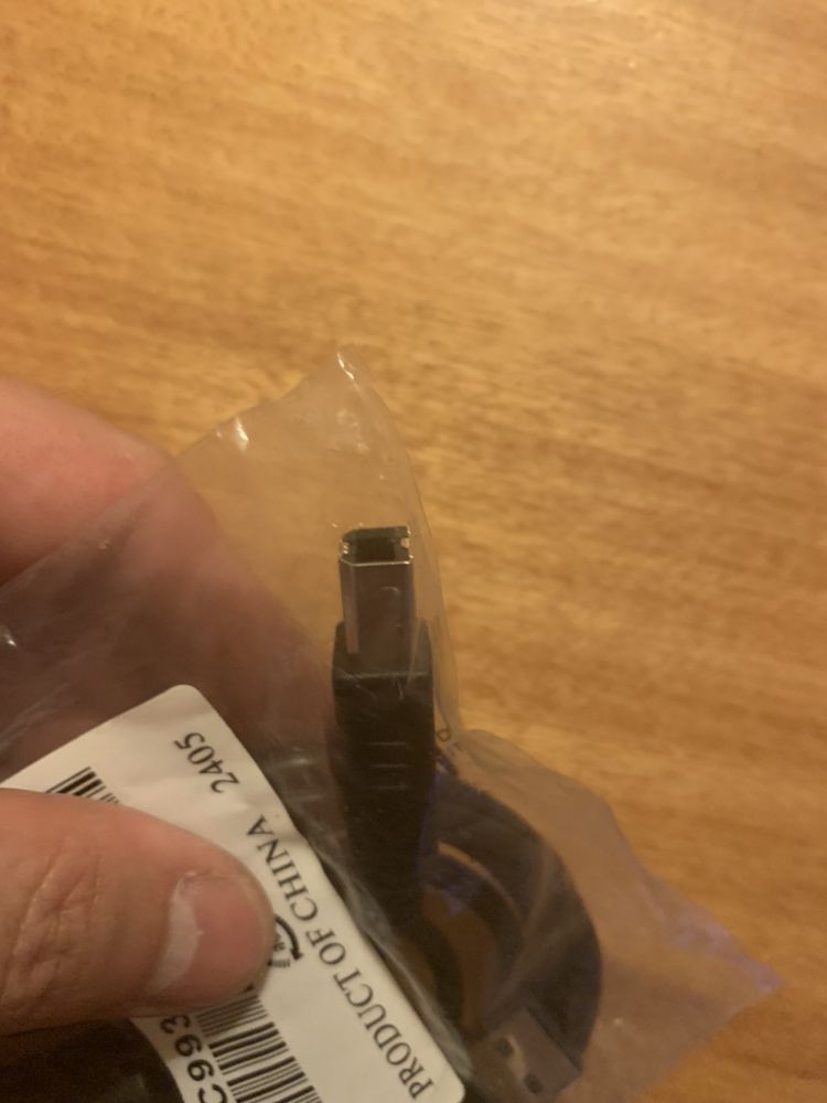 Cabo Para PC e impressora com entrada USB