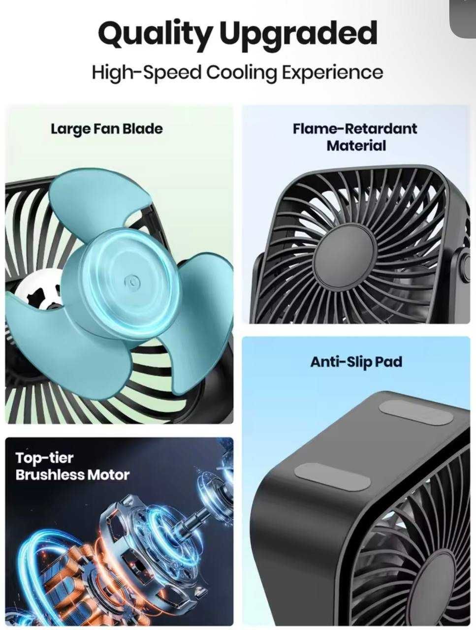 Вентилятор настольный USB TORK