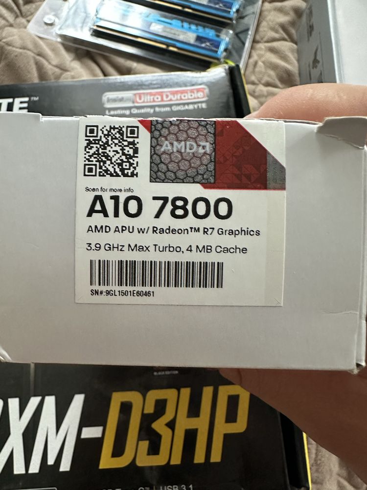 Комплект F2A88XM-D3HP + A10-7800 + 8gb 1600