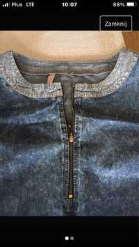 Śliczna tunika sukienka jeans