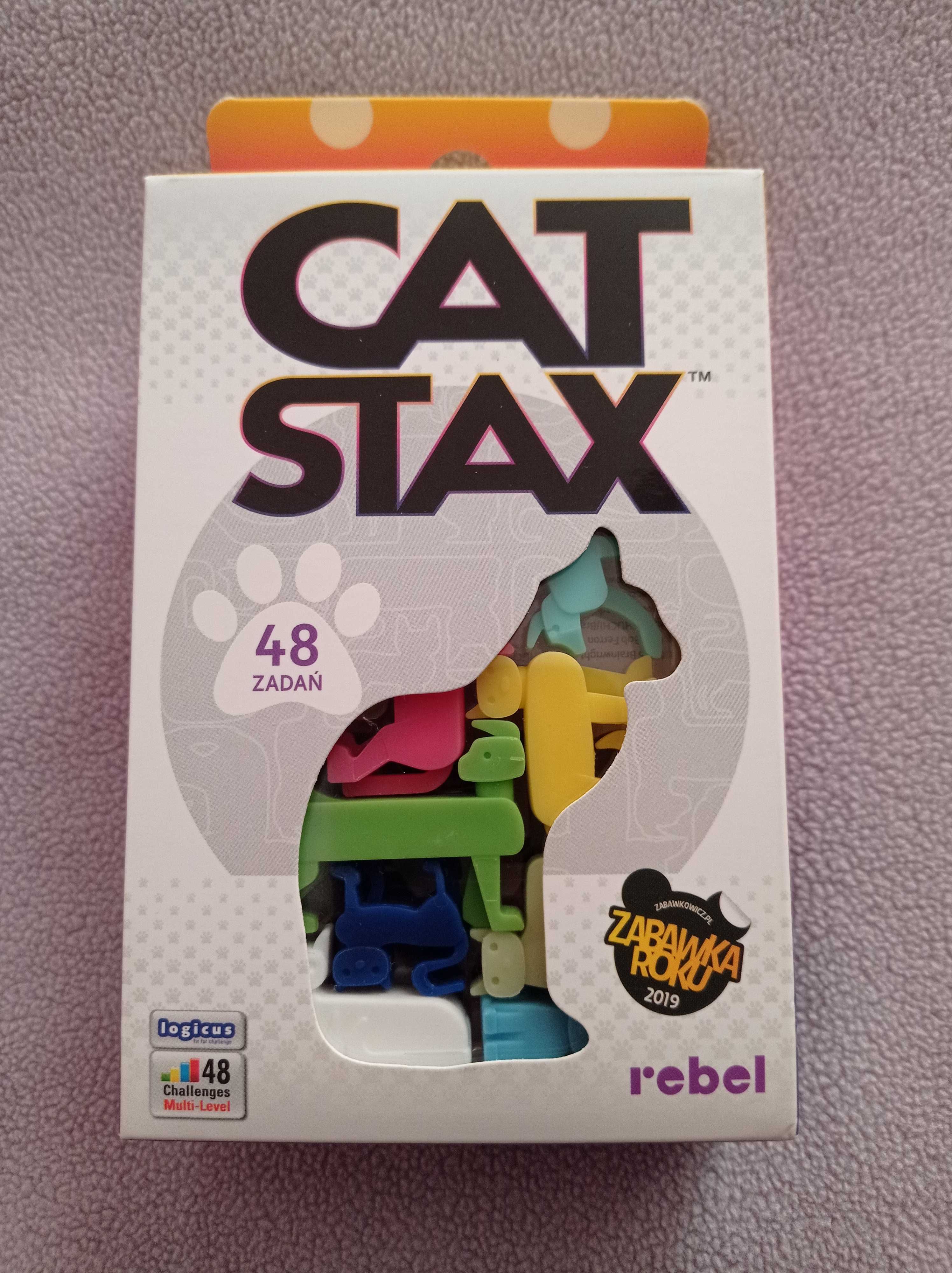 Cat stax - łamigłówka, gra logiczna, koty, Rebel, Huch!