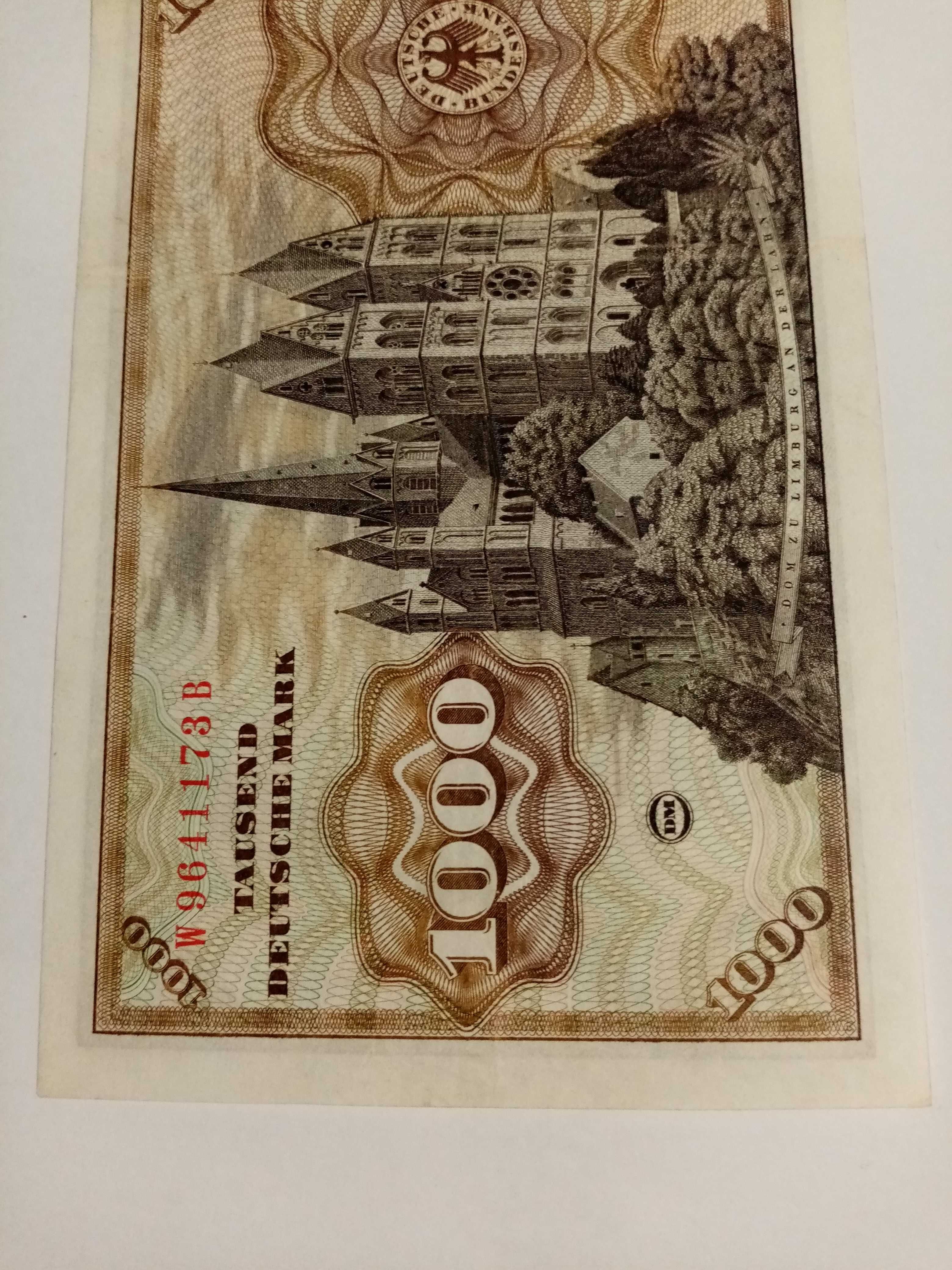 1000   Dm marek niemieckich 1960  bardzo rzadki