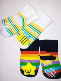 Яскраві шкарпетки "іграшки" для малюка 3-16 міс.
Бавовняні з антиковзк