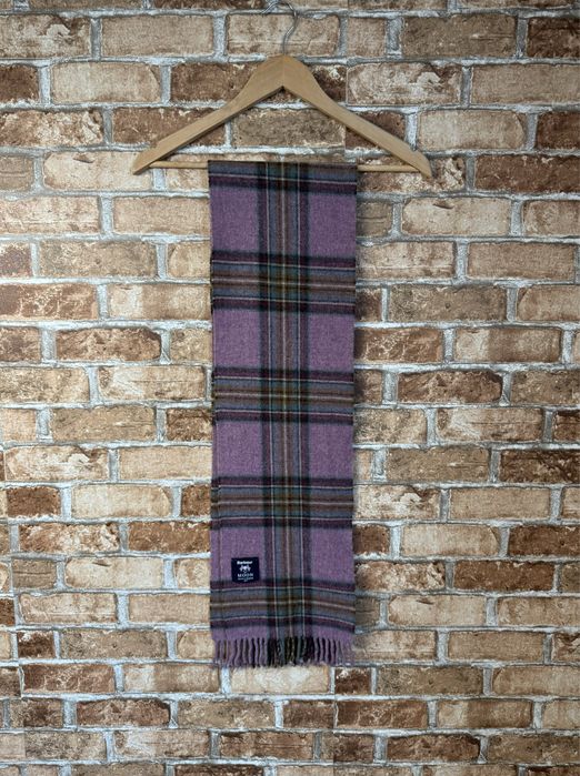 Шерстяной шарф Barbour made in UK в клетку (оригинал)