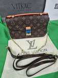 Torebka kuferek metis brązowa monogram Louis Vuitton skórzana Premium