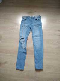 Damskie spodnie jeansowe xs bershka