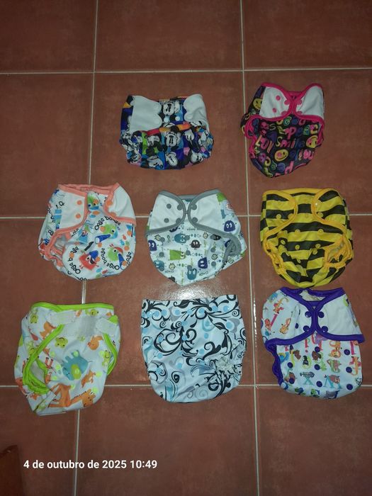 Capas fraldas reutilizáveis