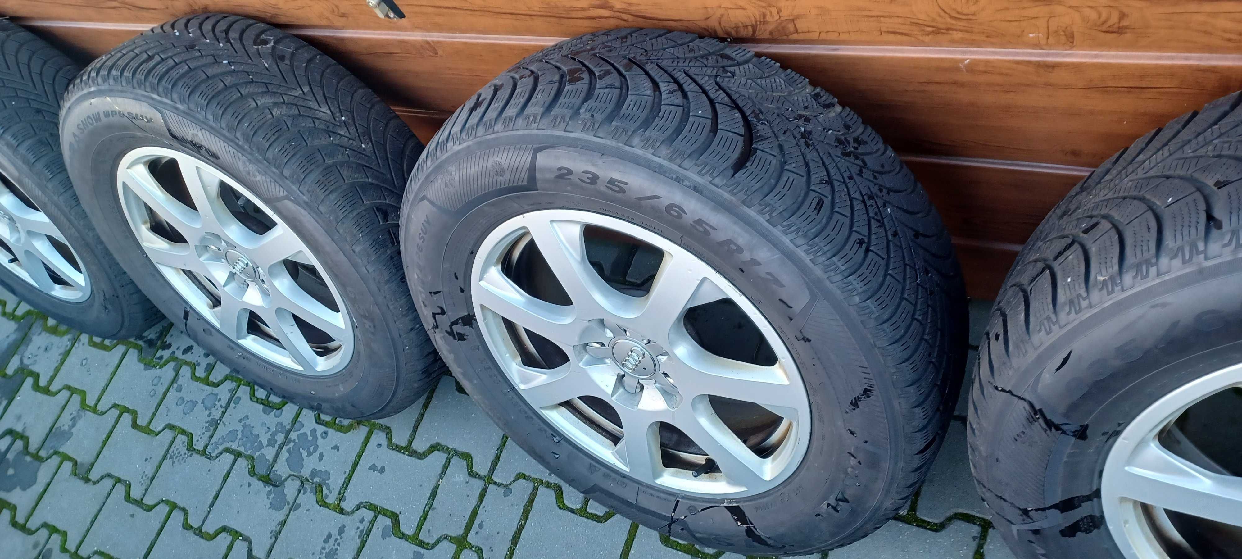Koła opony zima 235/65/17 AUDI Q5 17" 5x112 ET39 Stan jak nowe 2022r