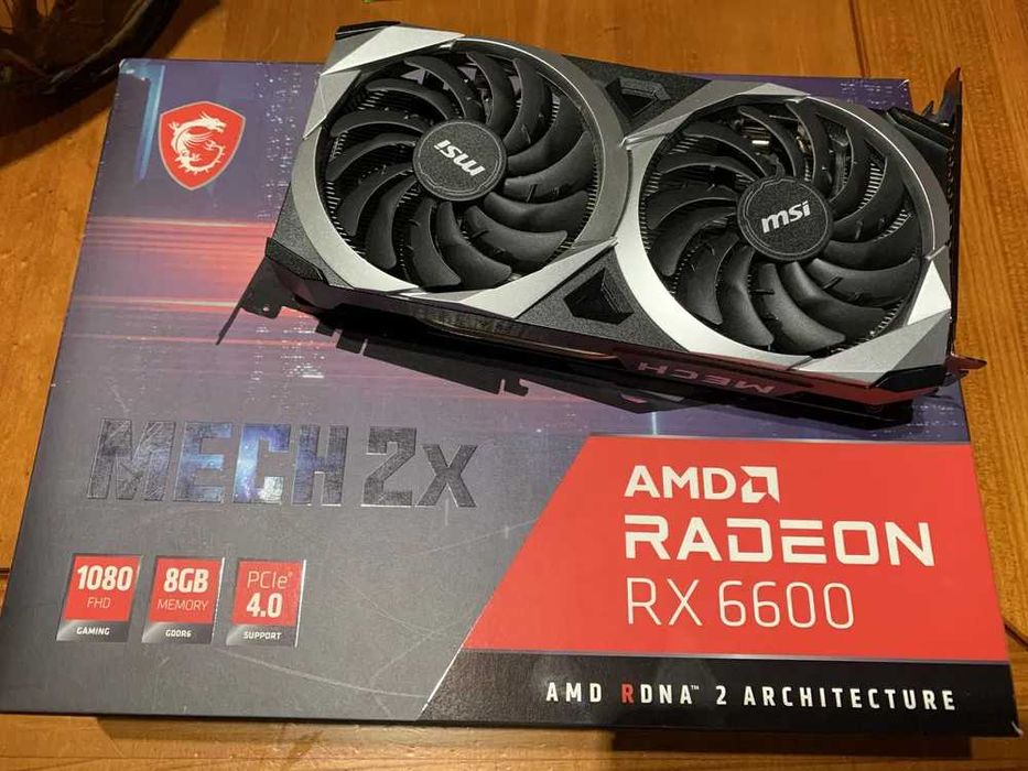 MSI RX6600 usado64738555556354123