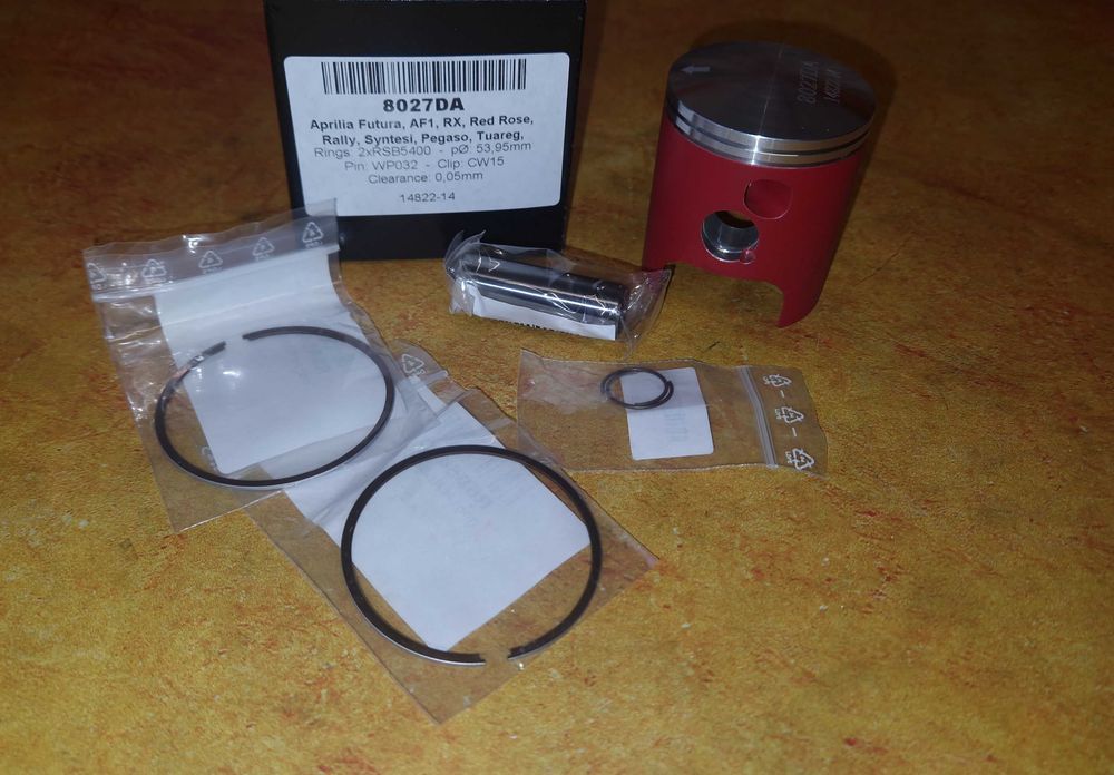 WOSSNER TŁOK APRILIA (2T) AF1/RS/RX 125 '85/'09 (53,95MM) 8027DA