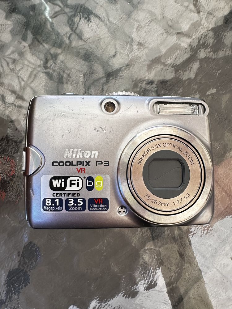 Nikon coolpix P3 vr sprawny swietny na wakacje