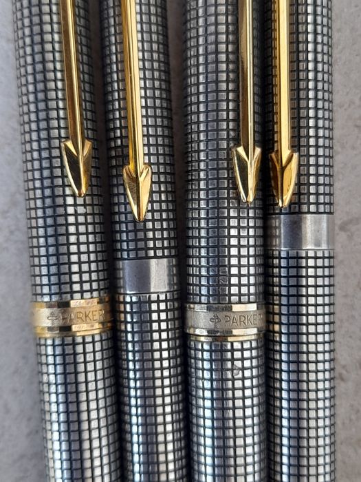 Canetas Parker 75 prata