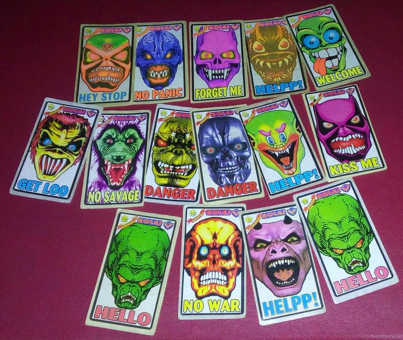 Наклейки из жвачки iskeletor ,фирмы kolej