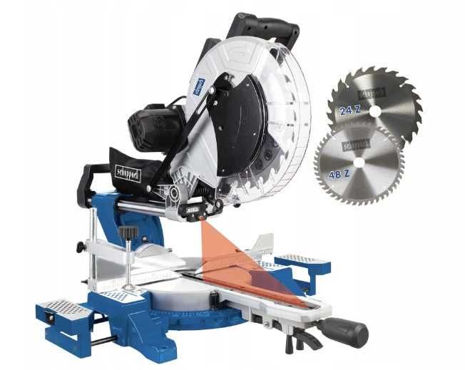 SCHEPPACH Piła Ukośnica Stołowa Z Posuwem Pilarka Ukosowa HM140L 305mm