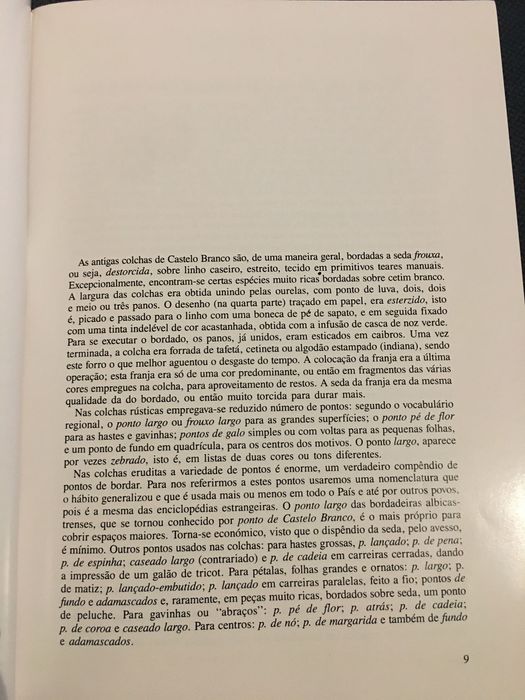 O Nosso Mobiliário / Colchas de Castelo Branco