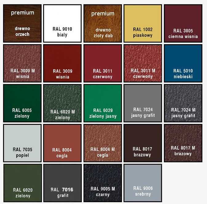 Garaż Blaszany 6x5 PREMIUM Złoty Dąb Garaże Blaszane z Obróbkami