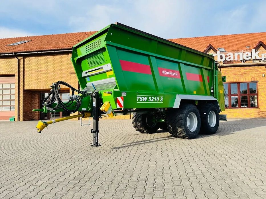Bergmann TSW 5210 S Rozrzutnik dostępny od ręki  Nowoczesny uniwersalny rozrzutnik do wapna i obornika Bergmann TSW