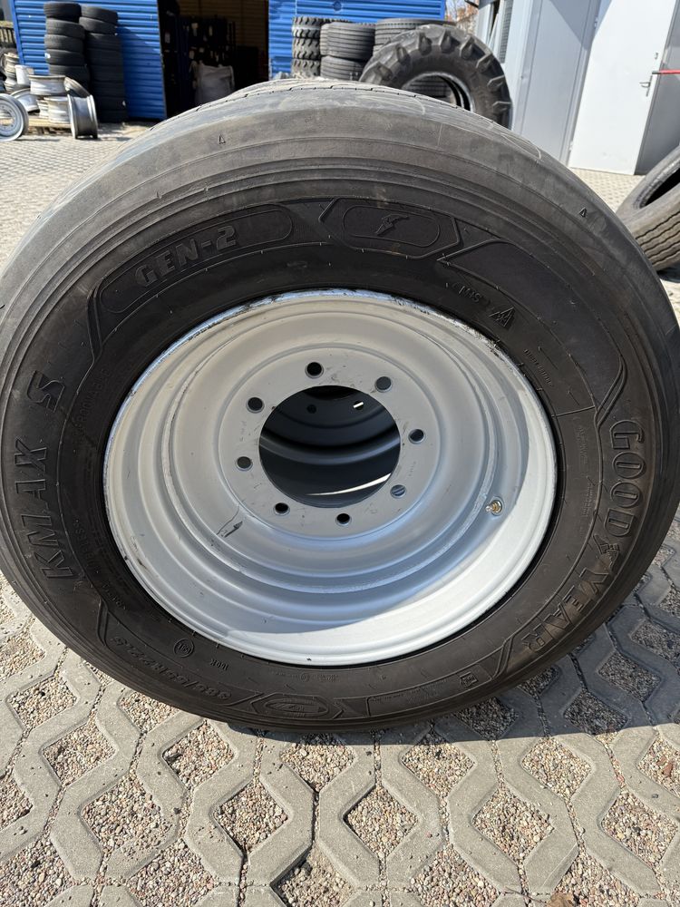 Koła przyczapa rolnicza/ przyczepa HL 385/55r22.5 8-otworów