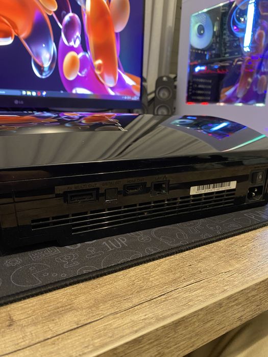 PS3 Fat 80gb + comando + cabos + jogo (ler descrição)