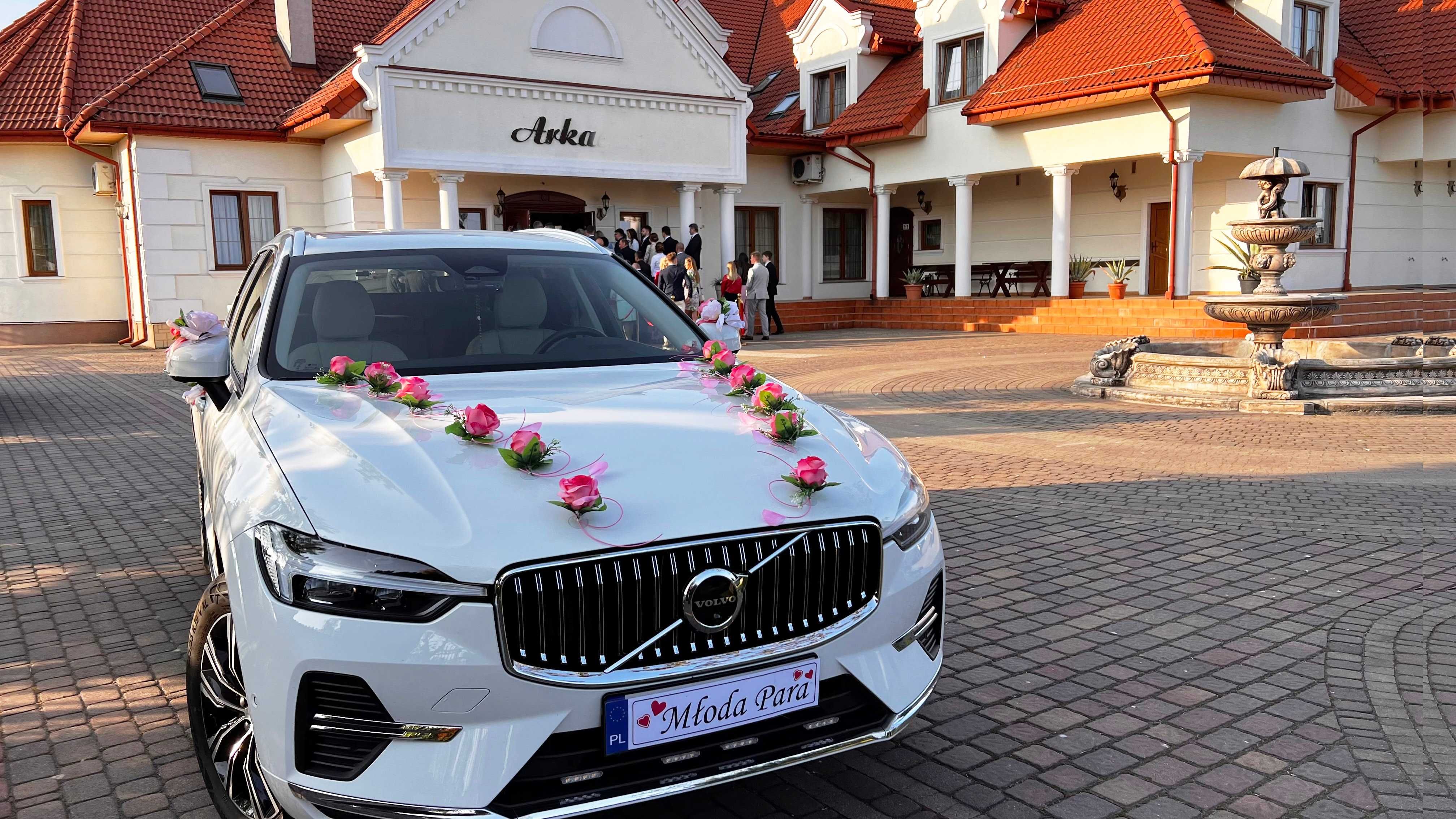 Samochód do ślubu z przybraniem, Nowe Volvo XC60 - 2022 rok, OKAZJA