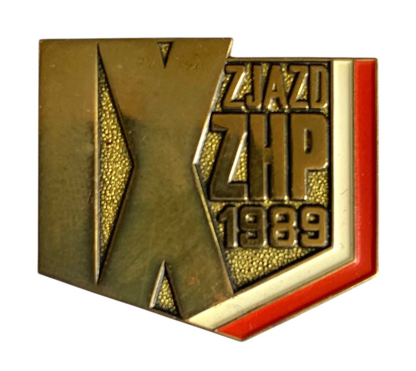PRL: Odznaka IX Zjazd ZHP 1989