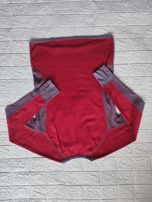 Damska bluzka termoaktywna Heldre dwuwarstwowa merino 100% XL czerwona