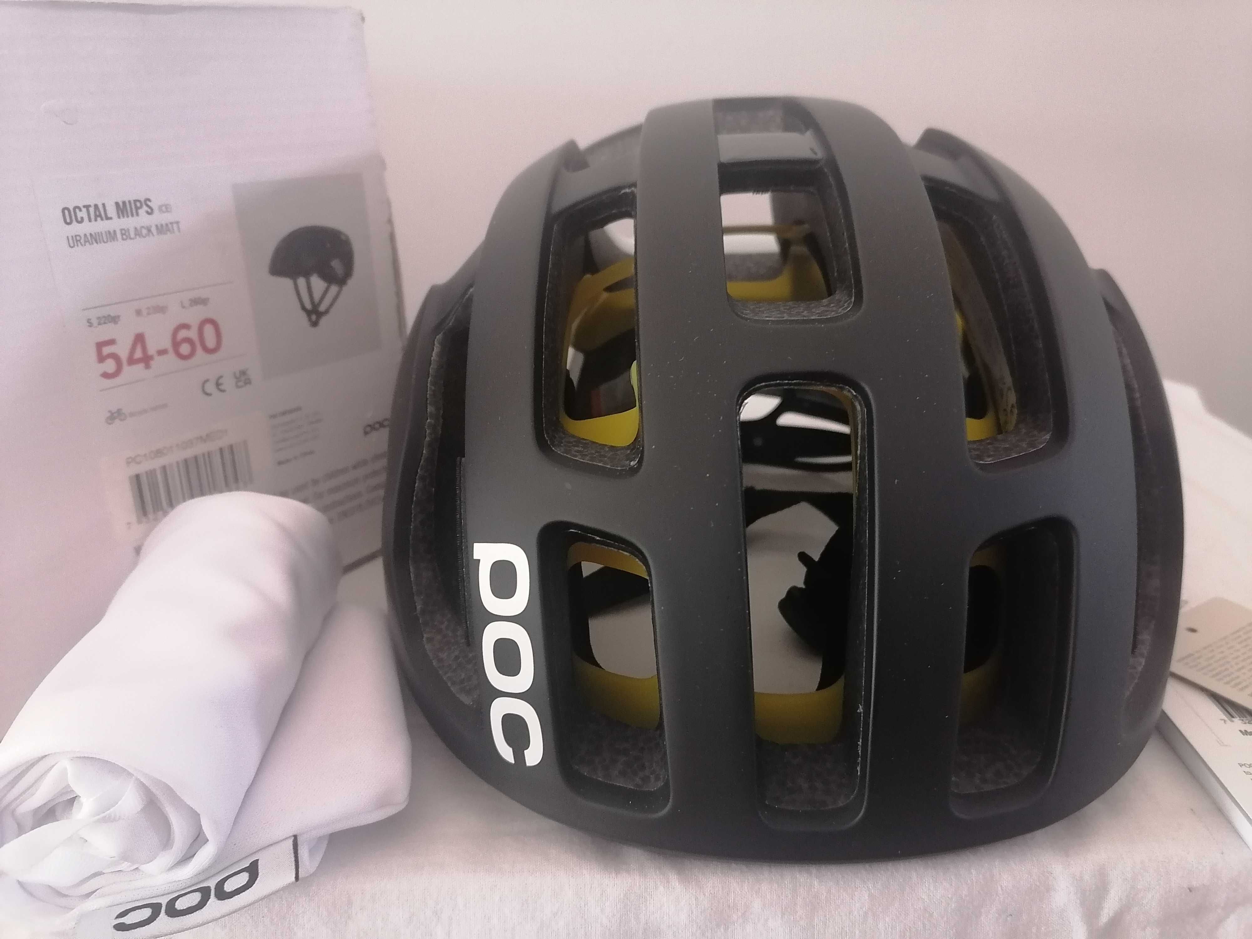 Kask rowerowy Poc Octal Mips Uranium Black Matt M 54-60cm