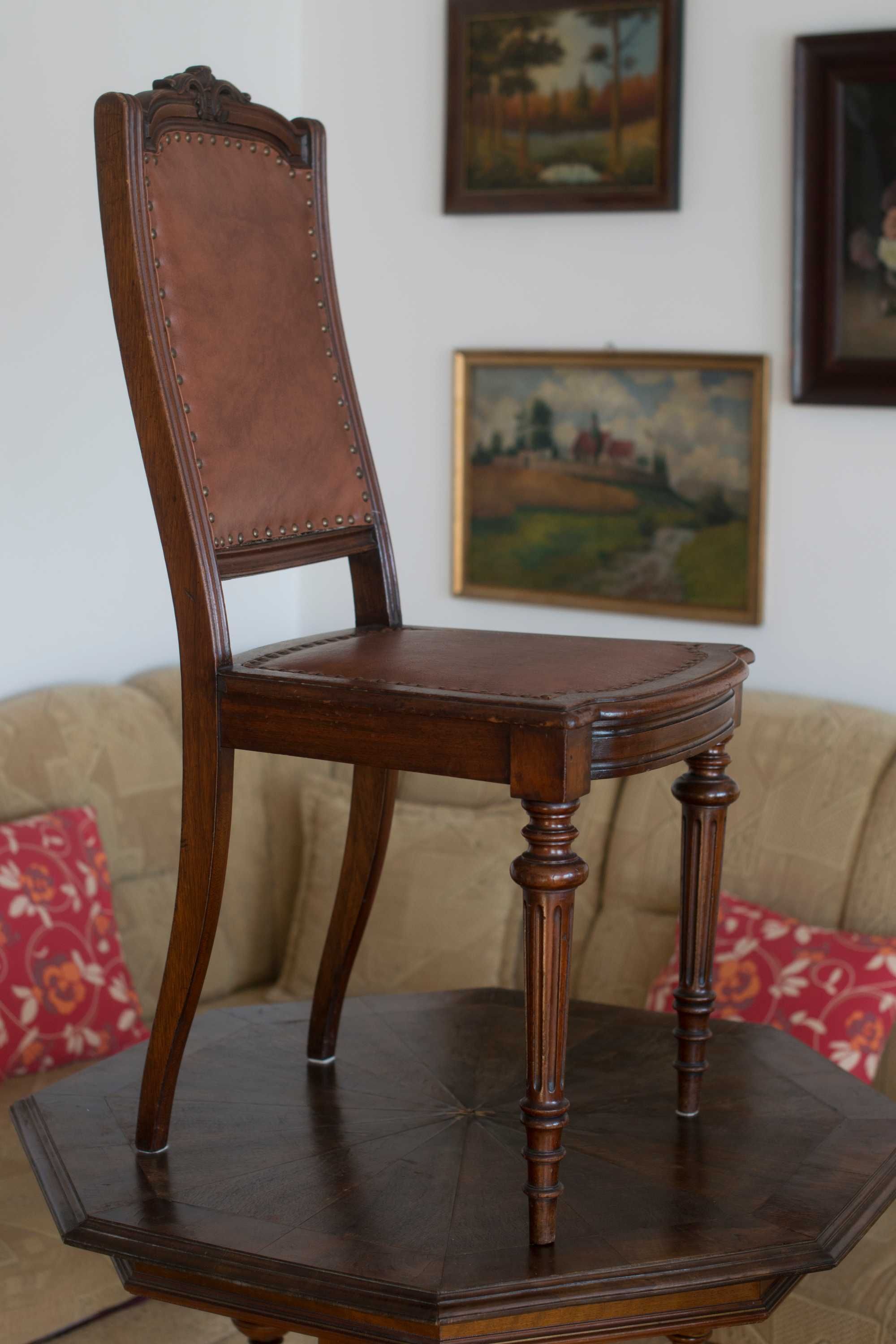 Stolik i 2 krzesła , koniec XIX - początek XX wieku, zapraszam.