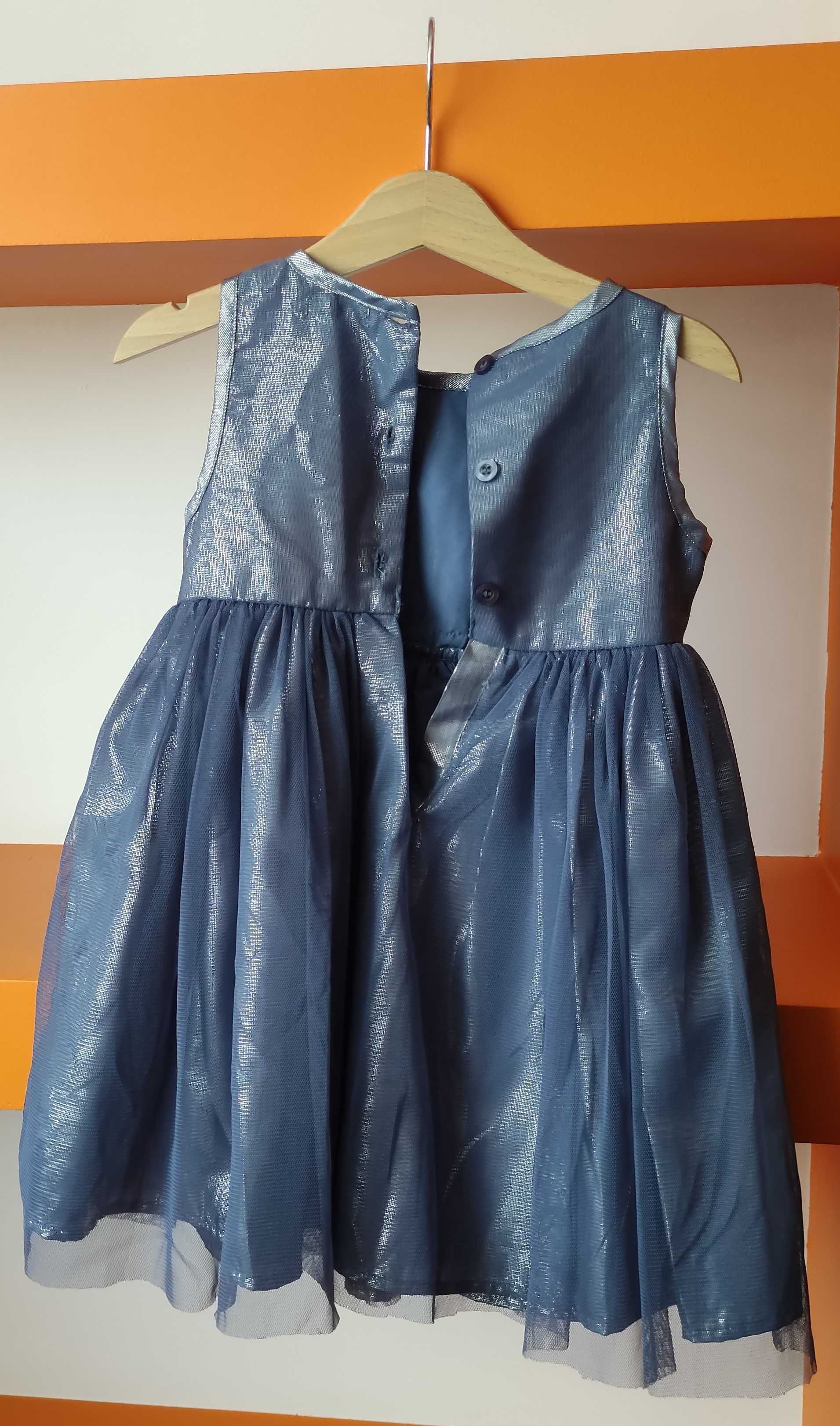 Sukienka wizytowa niebieska Pepco 98