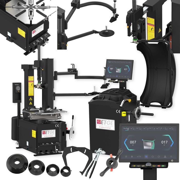 Wyważarka Do Kół Opon Laser Monitor + Montażownica Ramię 3d Dost. 0zł