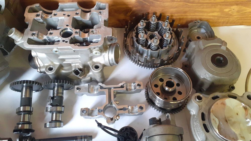 ktm sxf 250 glowica kartery wal magneto stator kola wtrysk lagi