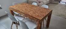 Mesa jantar osb extensível