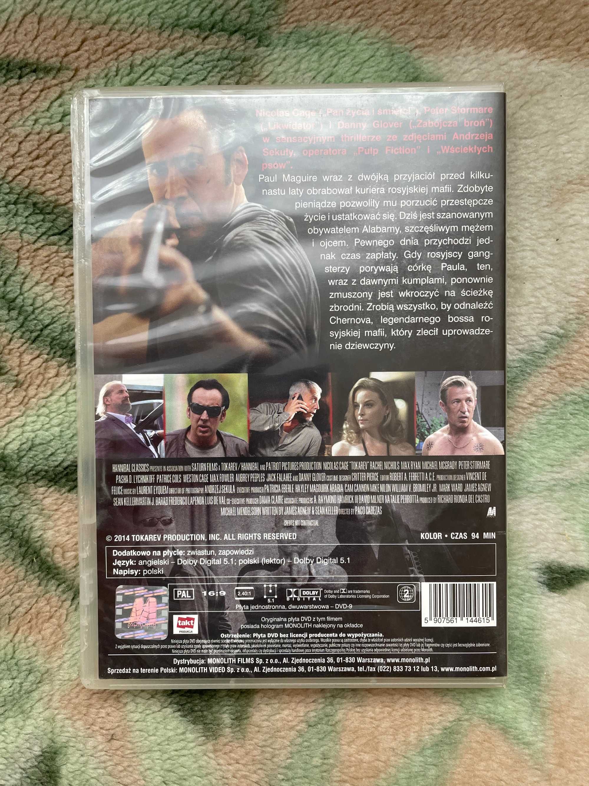 Tokarev Zabójca z Przeszłości DVD Nicolas Cage