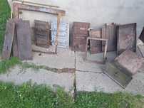 Elementy pieca,  blachy pieca , dzwiczki pieca , antyki,  starocie,