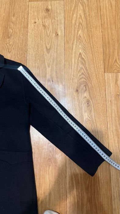 Пальто zara чорное