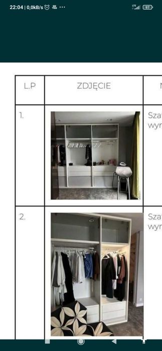 Szafa garderoba SOLIDNA