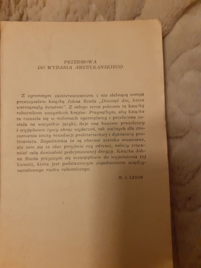 Ksiażka Dziesięć dni które wstrząsnęły światem John Reed