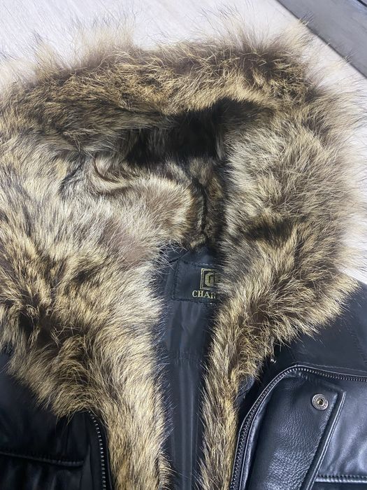 Чоловіча зимова кожана куртка мужская зимняя куртка