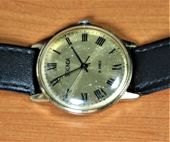 Seconda - stary zegarek - złocony ?