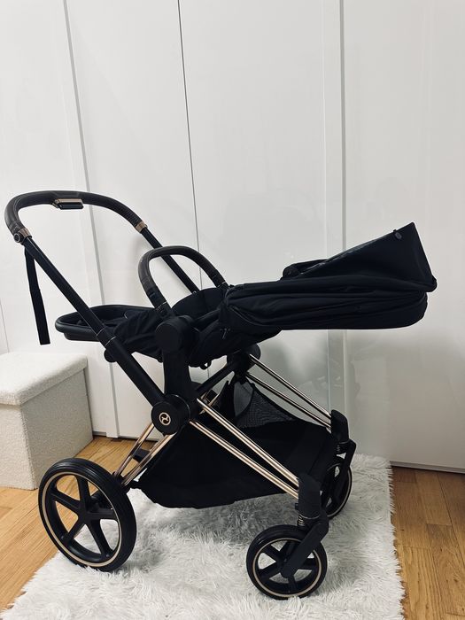Cybex priam 4.0 cały komplet fotelik baza gondola spacerówka